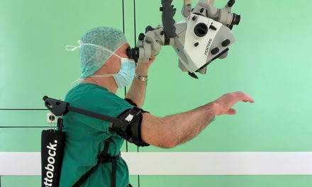 Exoskelett: höhere Präzision bei neurochirurgischen Operationen